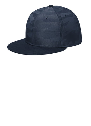 New Era ® Camo Flat Bill Snapback Cap NE407 - Flag Deep Navy/ Deep Navy Camo | New Era