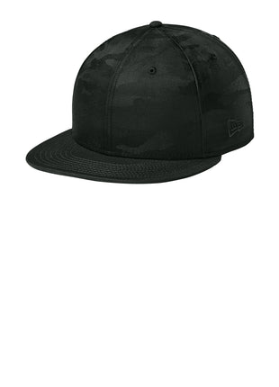 New Era ® Camo Flat Bill Snapback Cap NE407 - Flag Black/ Black Camo | New Era