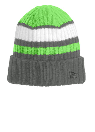 New Era® Ribbed Tailgate Beanie. NE903 - Cyber Green/ Graphite | New Era