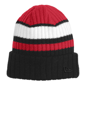 New Era® Ribbed Tailgate Beanie. NE903 - Red/ Black | New Era