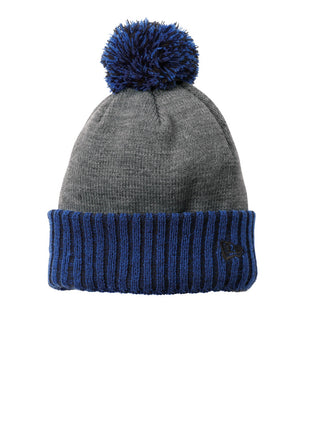 New Era ® Colorblock Cuffed Beanie. NE904 - Royal/ Heather Grey | New Era