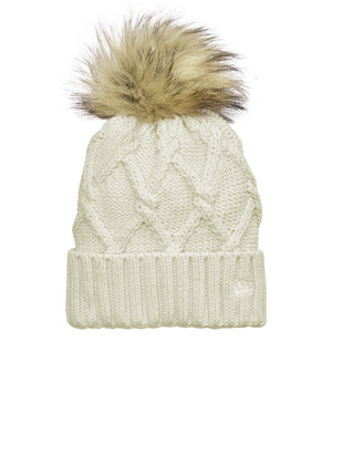 New Era® Faux Fur Pom Beanie NE911 - Ivory | New Era