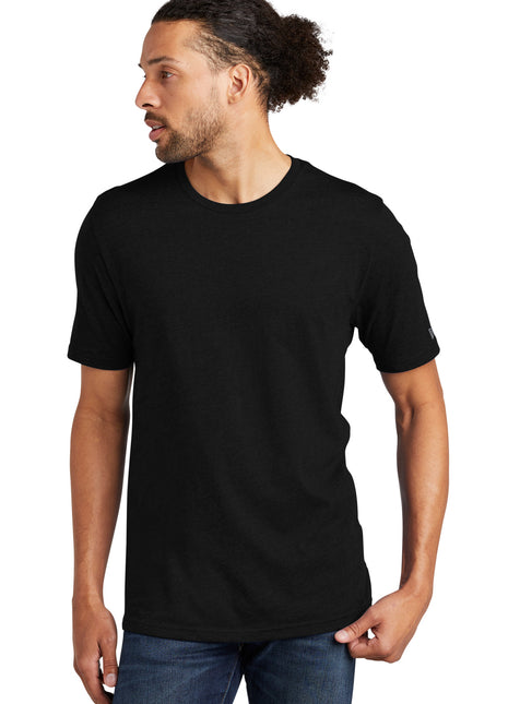 New Era ® Tri-Blend Tee NEA135 - Black Solid | New Era