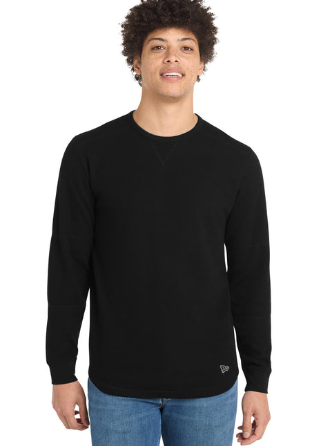 New Era® Thermal Long Sleeve NEA140 - Black | New Era