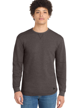New Era® Thermal Long Sleeve NEA140 - Black Heather | New Era