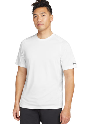 New Era ® Series Performance Crew Tee. NEA200 - White Solid | New Era