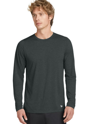 New Era ® Series Performance Long Sleeve Crew Tee. NEA201 - Graphite | New Era