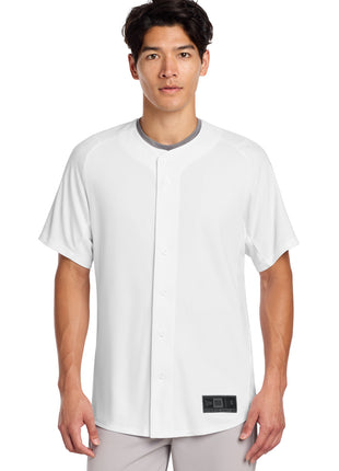 New Era ® Diamond Era Full-Button Jersey. NEA220 - White | New Era