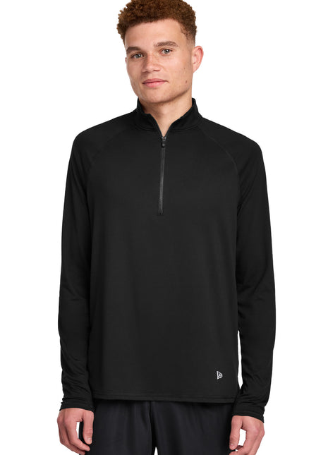 New Era® Power 1/2-Zip NEA228 - Black | New Era