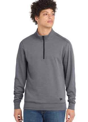 New Era ® Tri-Blend Fleece 1/4-Zip Pullover. NEA512 - Shadow Grey Heather | New Era