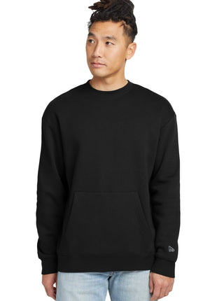 New Era® Heritage Fleece Pocket Crew NEA527 - Black | New Era