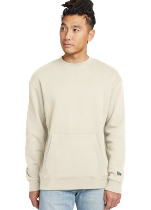 New Era® Heritage Fleece Pocket Crew NEA527 - Soft Beige | New Era