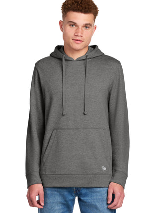 New Era® Comeback Fleece Pullover Hoodie NEA550 - Dark Heather Grey | New Era