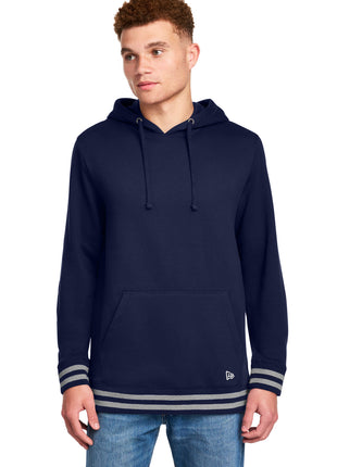 New Era® Comeback Fleece Pullover Hoodie NEA550 - True Navy/ Athletic Heather | New Era