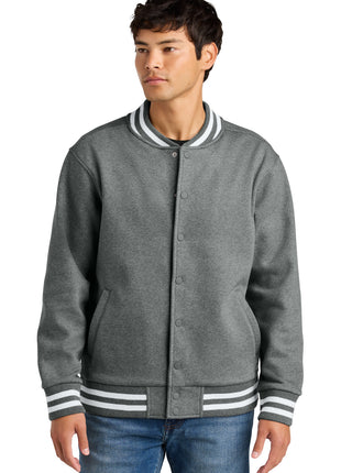 New Era® Varsity Heavyweight Fleece Jacket NEA560 - Grey Frost | New Era