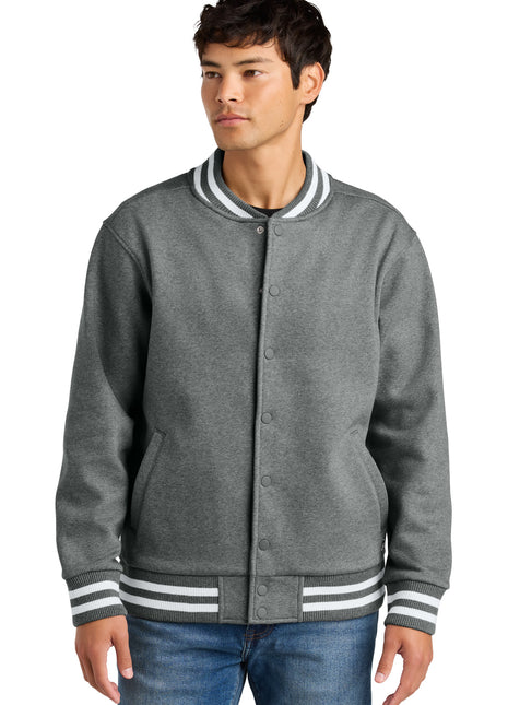 New Era® Varsity Heavyweight Fleece Jacket NEA560 - Grey Frost | New Era