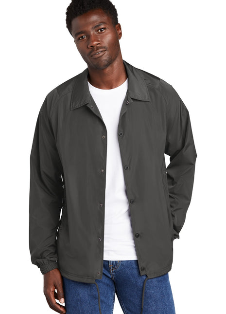 New Era ® Coaches Jacket NEA601 - Graphite | New Era