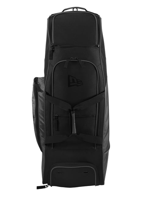 New Era ® Shutout Wheeled Bat Bag NEB701 - Graphite/ Black | New Era