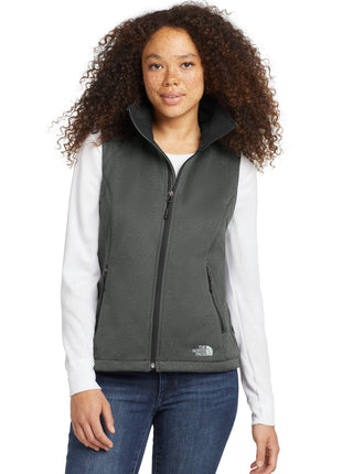 The North Face ® Women's Ridgewall Soft Shell Vest. NF0A3LH1 - TNF Dark Grey Heather | The North Face