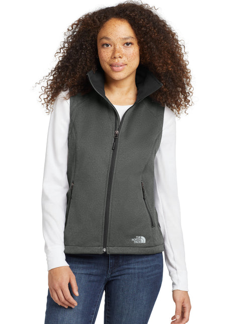 The North Face ® Women's Ridgewall Soft Shell Vest. NF0A3LH1 - TNF Dark Grey Heather | The North Face