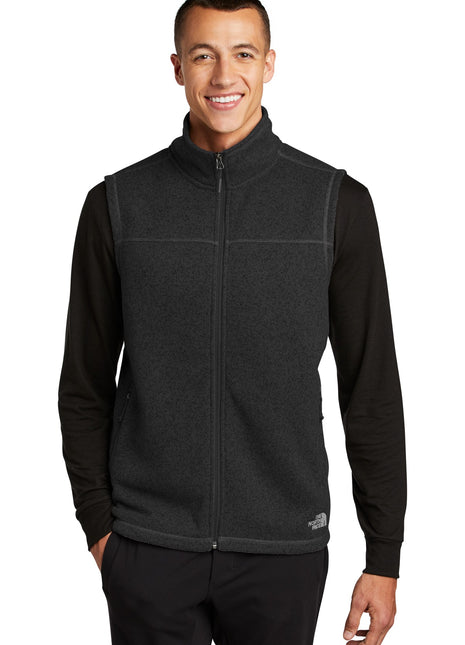 The North Face ® Sweater Fleece Vest NF0A47FA - TNF Black Heather | The North Face