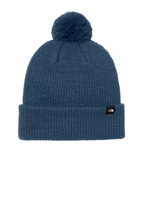 The North Face® Pom Beanie NF0A7RGI - Shady Blue | The North Face