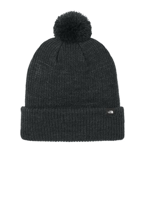 The North Face® Pom Beanie NF0A7RGI - TNF Black Heather | The North Face