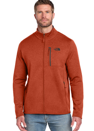 The North Face® Skyline Full-Zip Fleece Jacket NF0A7V64 - Zion Orange Heather/ Urban Navy | The North Face