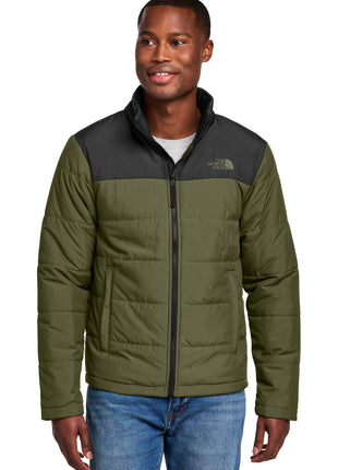 The North Face® Chest Logo Everyday Insulated Jacket NF0A7V6J - Burnt Olive Green | The North Face