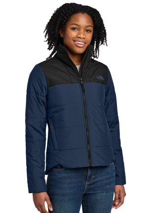 The North Face® Women's Chest Logo Everyday Insulated Jacket NF0A7V6K - Shady Blue | The North Face