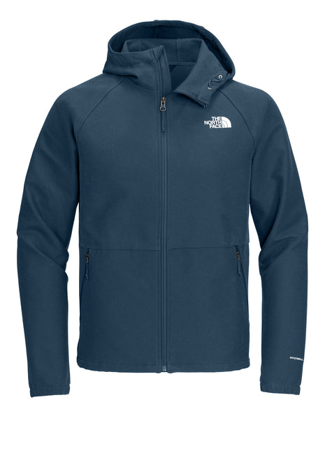 The North Face® Barr Lake Hooded Soft Shell Jacket NF0A8BUF - Shady Blue Dark Heather | The North Face