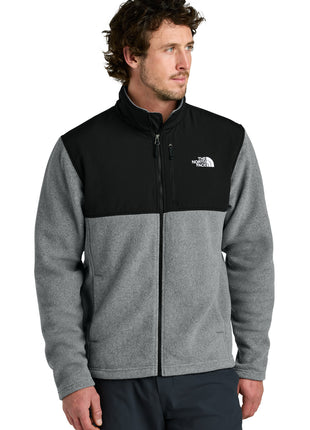 The North Face® Highest Peak Full-Zip Fleece Jacket NF0A8BUQ - TNF Medium Grey Heather/ TNF Black | The North Face