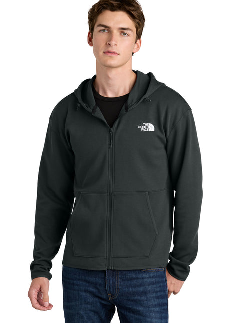 The North Face® Double-Knit Full-Zip Hoodie NF0A8BUS - Asphalt Grey | The North Face
