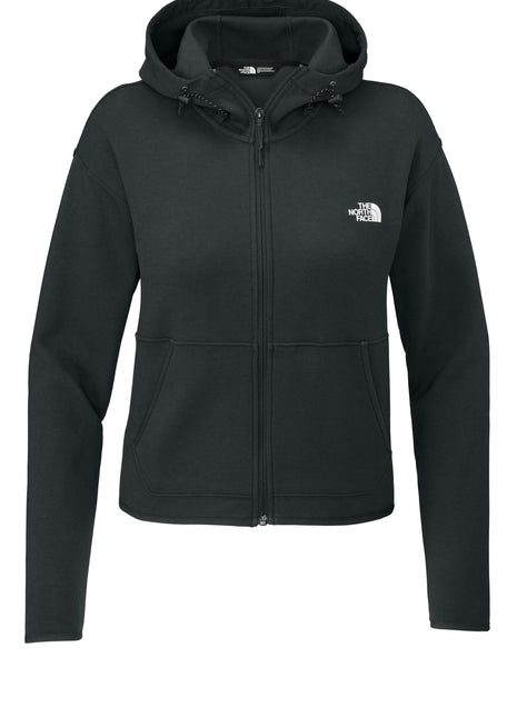 The North Face® Women's Double-Knit Full-Zip Hoodie NF0A8BUT - Asphalt Grey | The North Face
