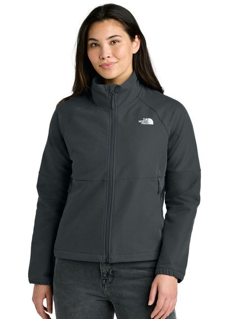 The North Face® Women's Barr Lake Soft Shell Jacket NF0A8C5C - Asphalt Grey Dark Heather | The North Face