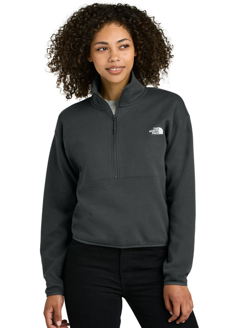 The North Face® Women's Double-Knit 1/2-Zip Fleece NF0A8C5H - Asphalt Grey | The North Face