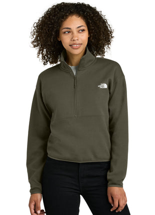The North Face® Women's Double-Knit 1/2-Zip Fleece NF0A8C5H - New Taupe Green | The North Face