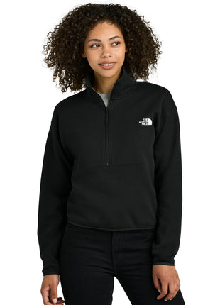 The North Face® Women's Double-Knit 1/2-Zip Fleece NF0A8C5H - TNF Black | The North Face