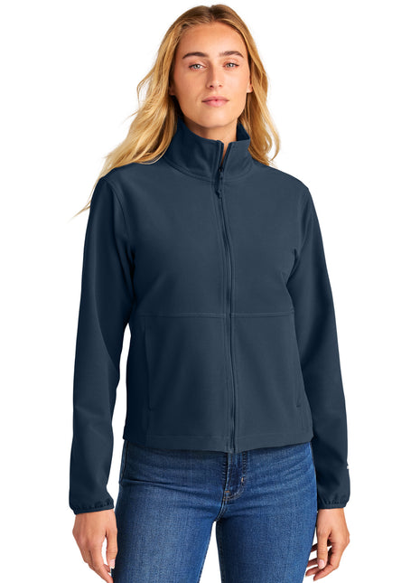 The North Face® Women's Edge Stretch Soft Shell Jacket NF0A8ENP - Summit Navy | The North Face