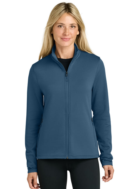 The North Face® Women's Aim Full-Zip Fleece Jacket NF0A8FQJ - Shady Blue | The North Face