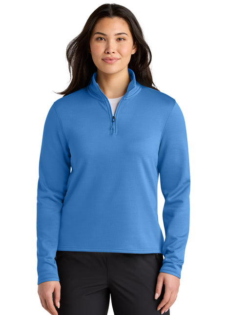 The North Face® Women's Aim 1/4-Zip Fleece NF0A8FQK - Marina Blue | The North Face