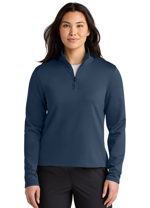The North Face® Women's Aim 1/4-Zip Fleece NF0A8FQK - Summit Navy | The North Face