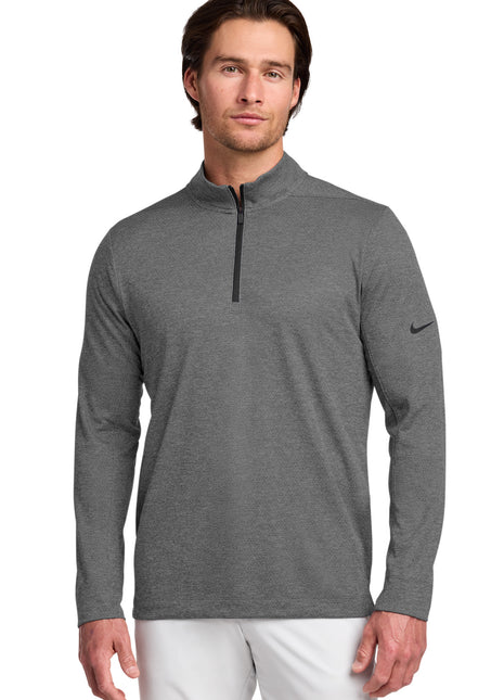 Nike Dry 1/2-Zip Cover-Up NKBV6044 - Black Heather | Nike
