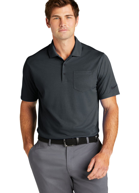 Nike Dri-FIT Micro Pique 2.0 Pocket Polo NKDC2103 - Anthracite | Nike