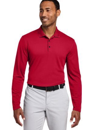 Nike Dri-FIT Micro Pique 2.0 Long Sleeve Polo NKDC2104 - University Red | Nike