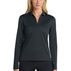 Nike Women's Dri-FIT Micro Pique 2.0 Long Sleeve Polo NKDC2105 - Anthracite | Nike