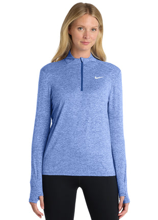 Nike Women's Dri-FIT Element 1/2-Zip Top NKDH4951 - Royal Heather | Nike