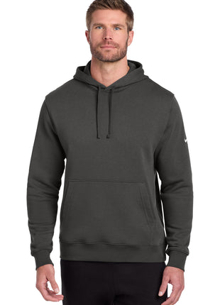 Nike Club Fleece Sleeve Swoosh Pullover Hoodie NKDR1499 - Anthracite | Nike