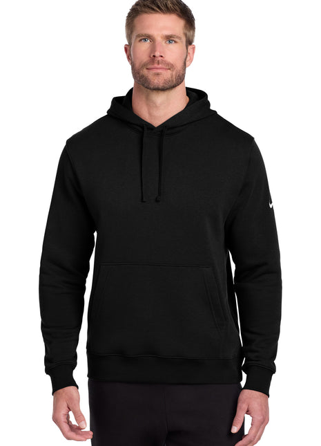 Nike Club Fleece Sleeve Swoosh Pullover Hoodie NKDR1499 - Black | Nike