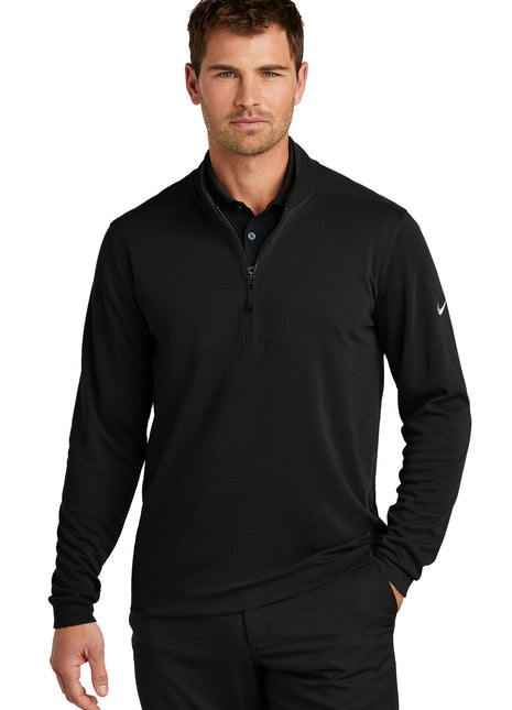 Nike Textured 1/2-Zip Cover-Up  NKDX6702 - Black | Nike